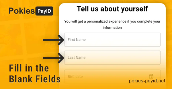 Fill in personal data when creating an AstroPay profile