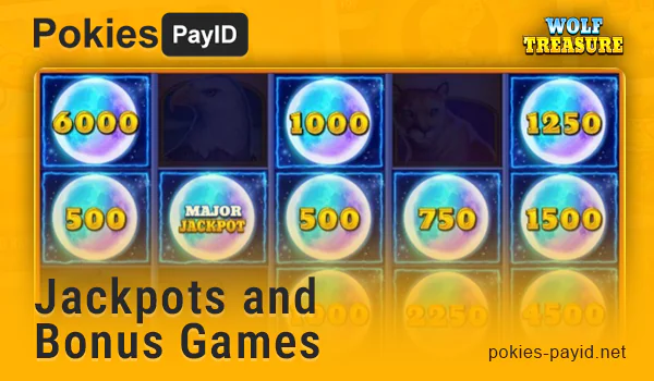 Free spins in online pokie Wolf Treasure