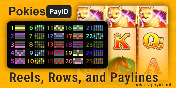 Lines and reels in Wolf Treasure online pokie