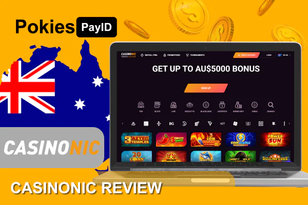 Casinonic Information for Australians